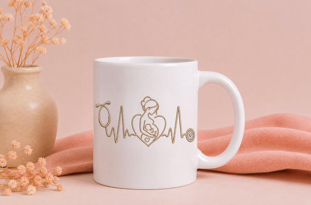 Mug personnalisé soignant — Votre prénom & motif au choix