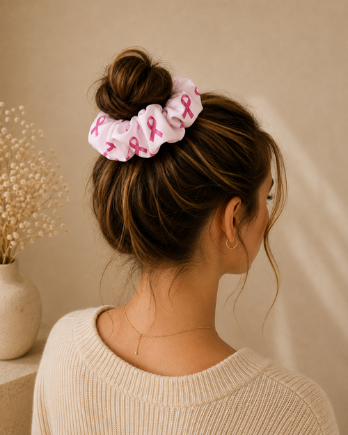 Chouchou Octobre Rose — Rose clair — 1€ reversé à la Ligue contre le cancer