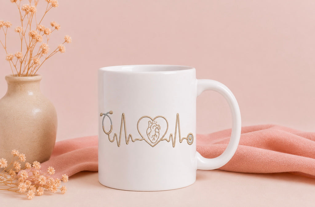 Mug personnalisé soignant — Votre prénom & motif au choix