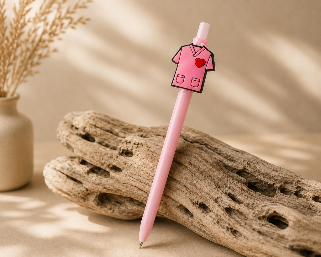 Stylo soignant — Rose