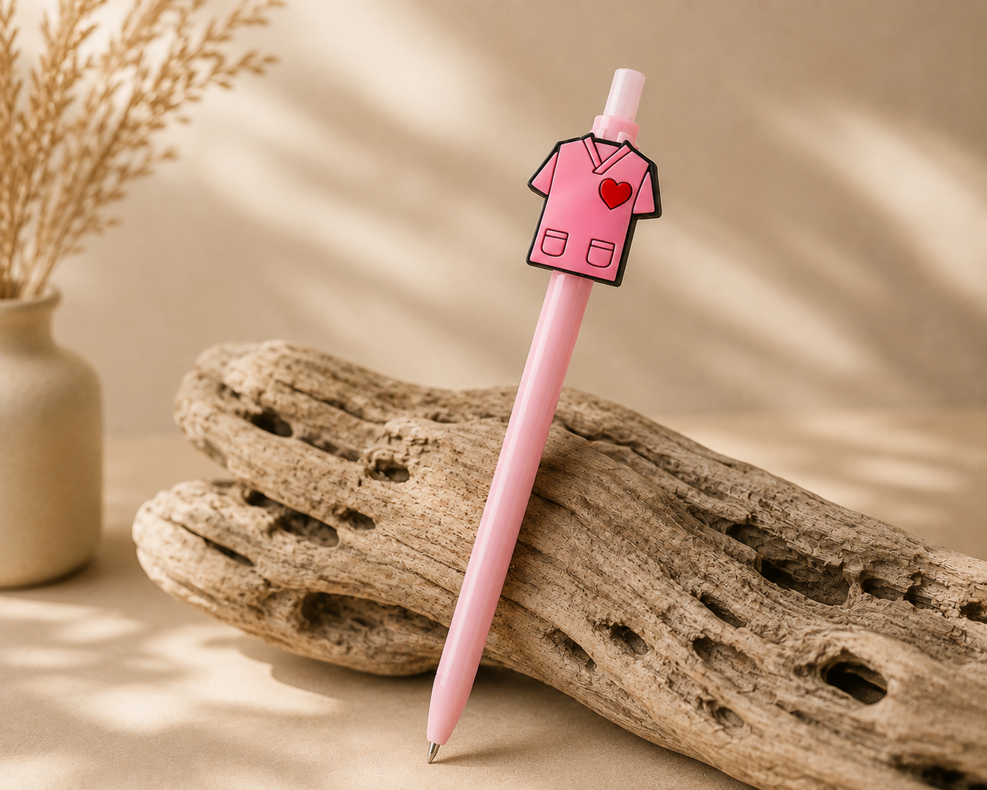 Stylo soignant — Rose