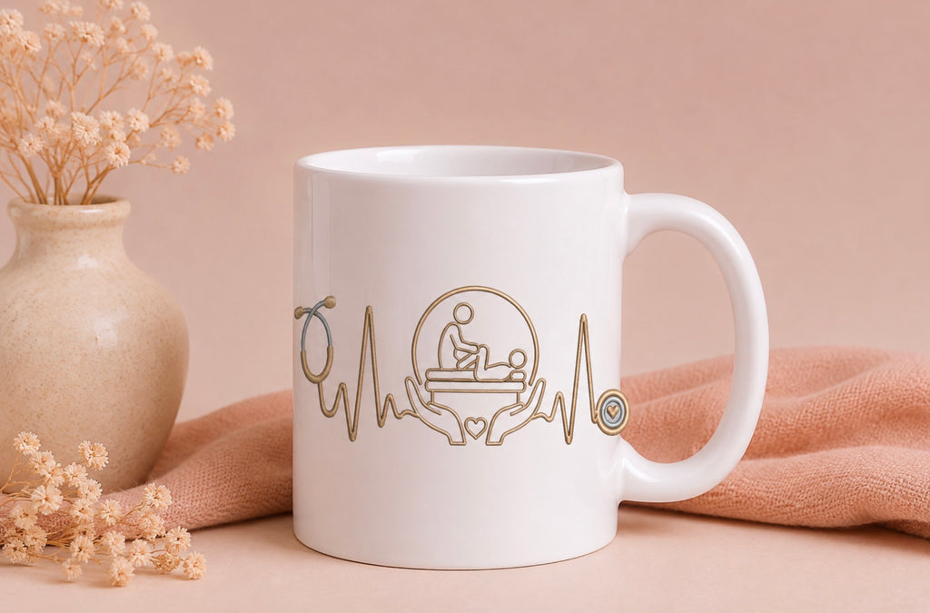 Mug personnalisé soignant — Votre prénom & motif au choix