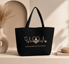 Tote bag personnalisé soignant — Prénom & motif au choix