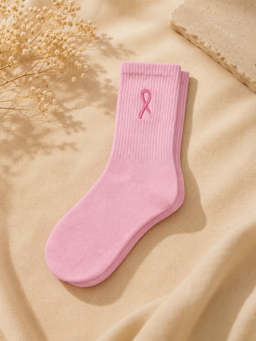 Chaussettes Octobre Rose colorées